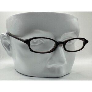 Vintage Y2K Eyeglasses | NOS |  Narrow Brown Style |  Mini Specs | 2000s